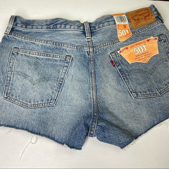 NEW Levis 501 Wild Dreaming Cut Off Shorts - Picture 5 of 11